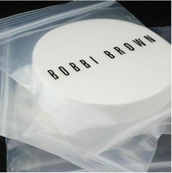 Powder puff BB Barbie large thick round white puff good quality 9cm slag-free independent packaging