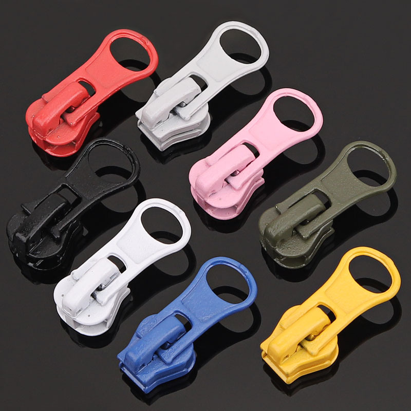 No.5 resin pull head color semicircular sheet school uniform clothes coat universal metal zipper pull zipper accessories accessories