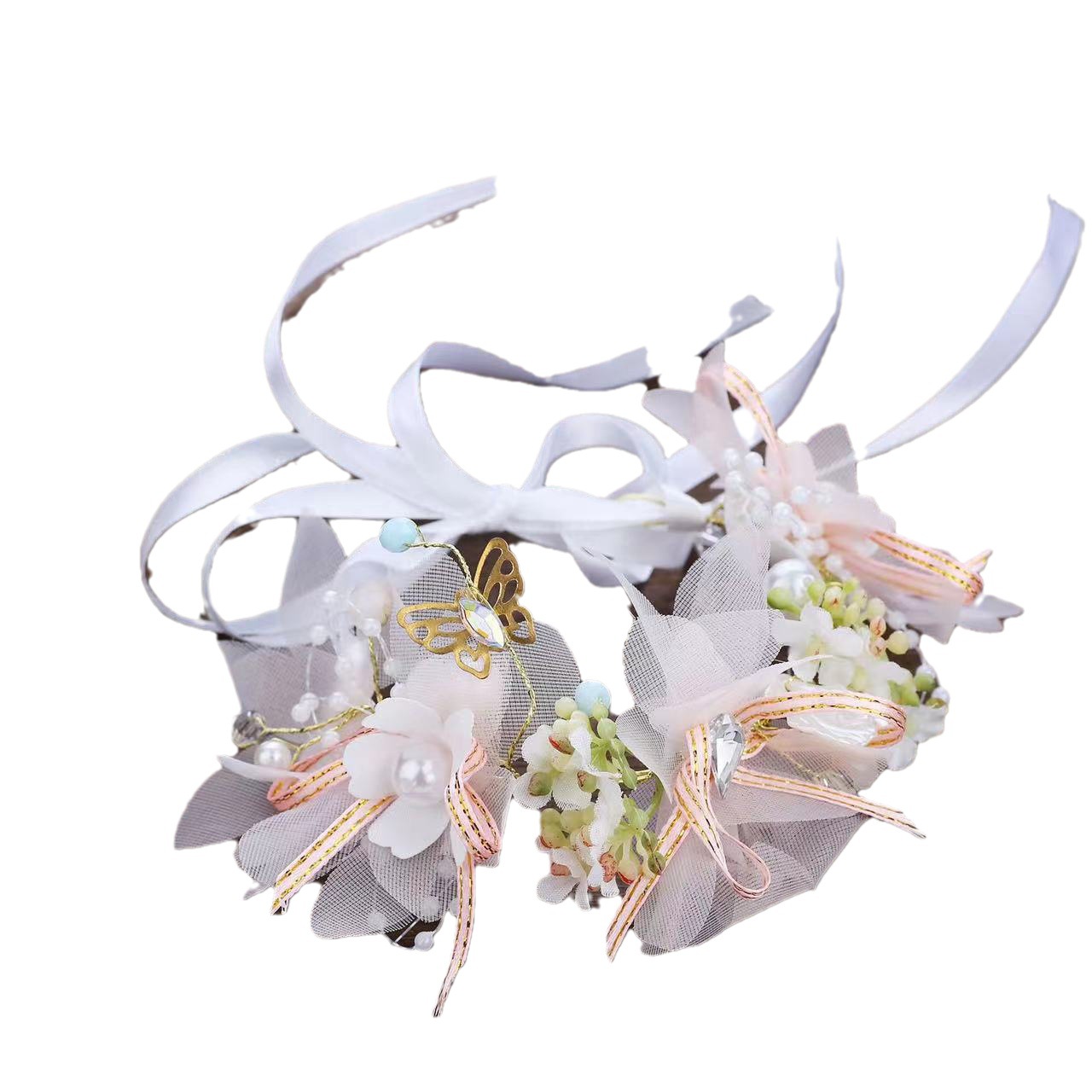 2021 New Super Immortal Meisen Smart Flower Hairband Garland Original Wedding Bride Headwear Wedding Dress Hair Accessories