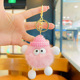 Wool hat small briquettes-pink