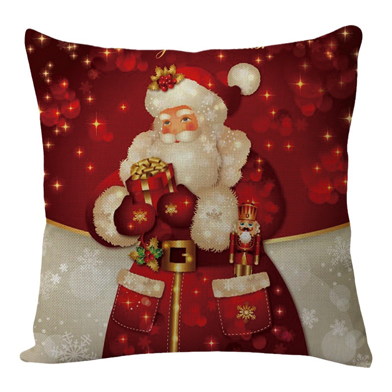 Cross-border hot selling linen new pillow Halloween pillow cover Christmas series sofa car pillow pillow pillow cover