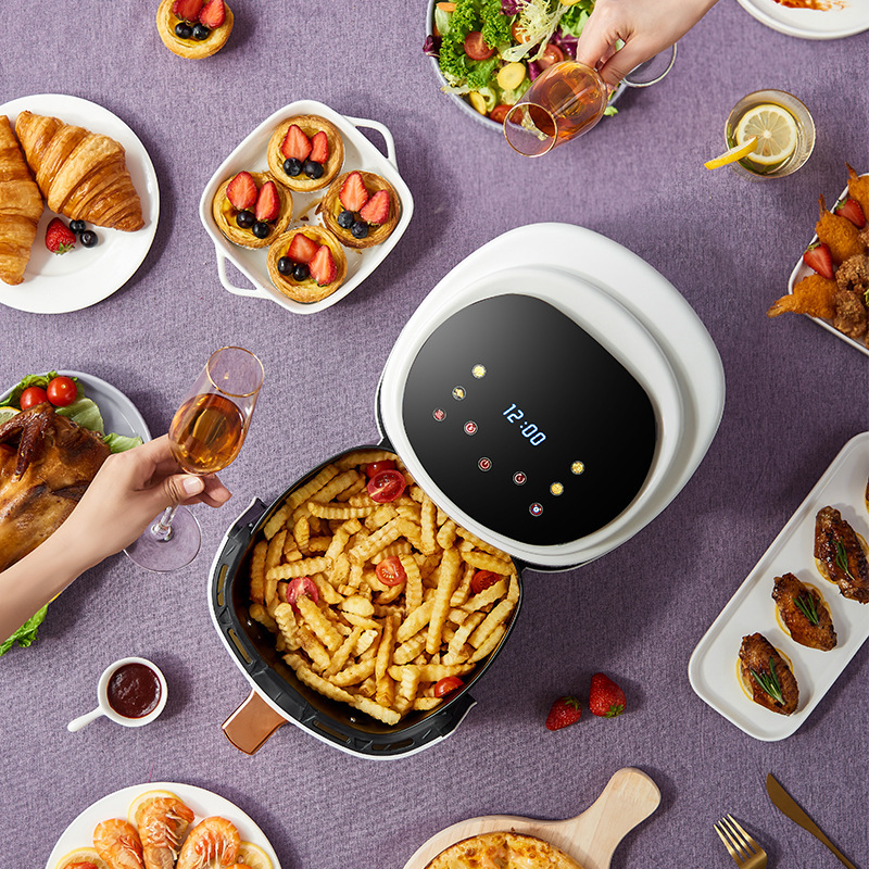 New Air fryer foreign trade New home intelligent Air fryer 8L multifunctional European electric fryer