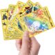 Hot-selling Pokemon Metal Card Pokemon Pet Elf Pokemon English Spanish Game Board Game Card