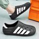 Step on excrement feeling hole shoes men's summer wear sports two wear baotou slippers plus size beach sandals night market wholesale