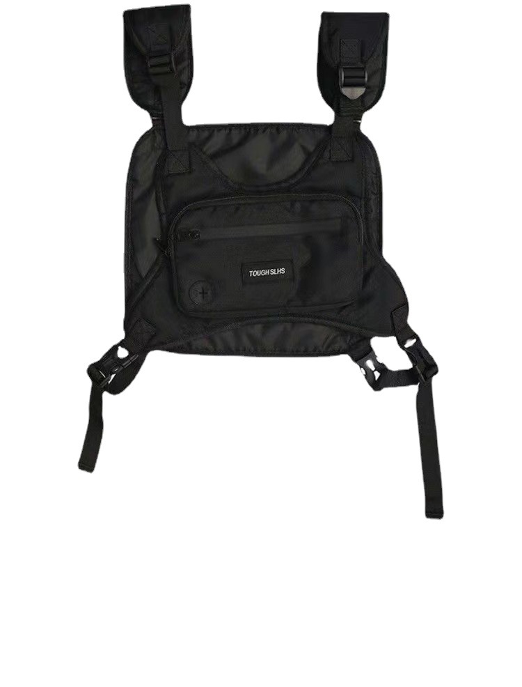 Workwear Vest Vest Bag Trendy Brand Couple Bag Tactical Bag Men's Functional Vest Bag Casual Men's Chest Bag