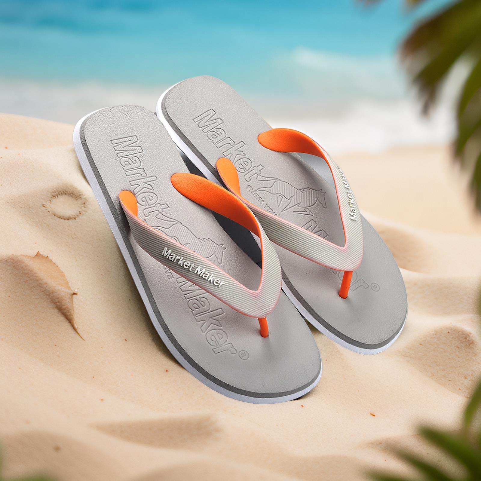Men's flip-flops men's slippers summer non-slip outer wear eva soft soles men slippers rubber clip feet beach