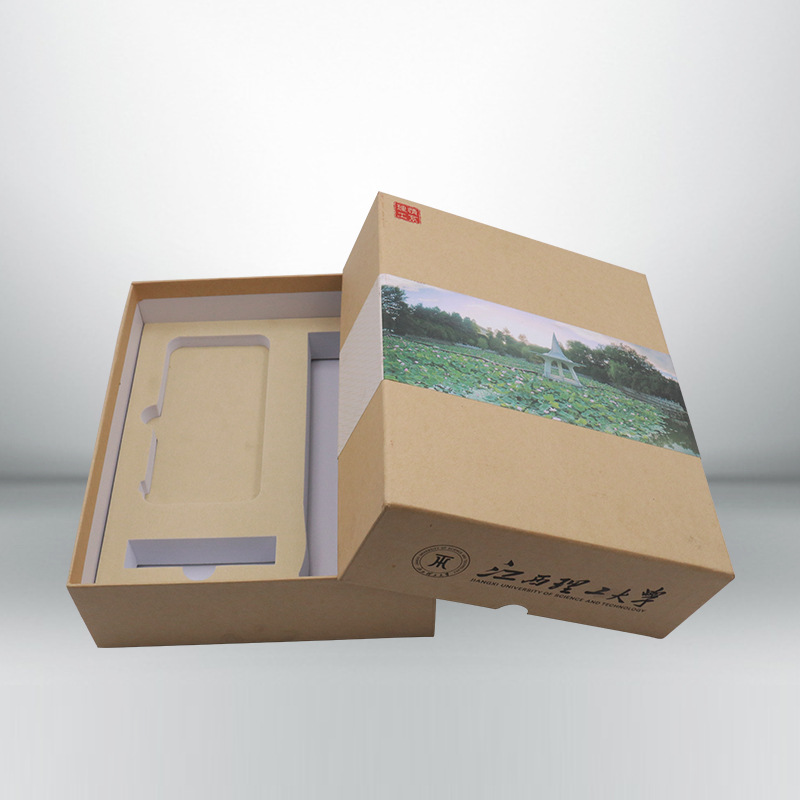 Color box packaging box custom small batch white cardboard necklace jewelry drawer box watch bracelet magnetic suction flip gift box