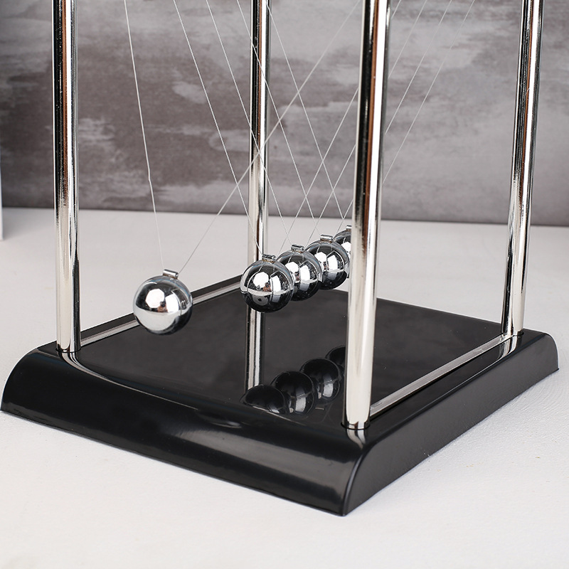 Creative Elastic Swing Square Newton Pendulum Office Desktop Decoration Home Living Room Decoration Student Craft Gift