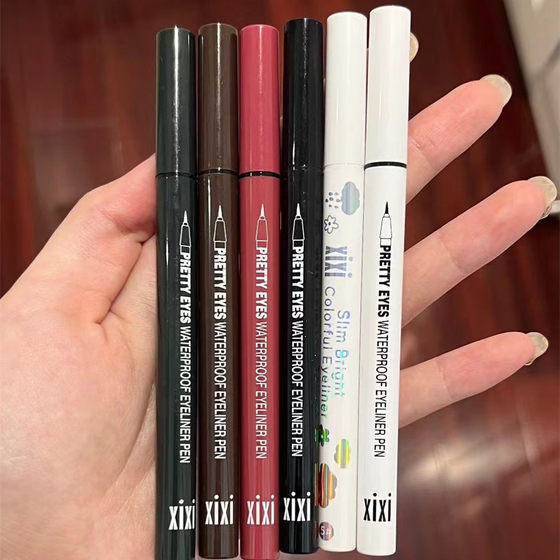xixi Eyeliner Pen Waterproof Not Easy to Snoopy Color Not Easy to Decolorization Long-lasting Quick Drying Very Soft Hair Beginners