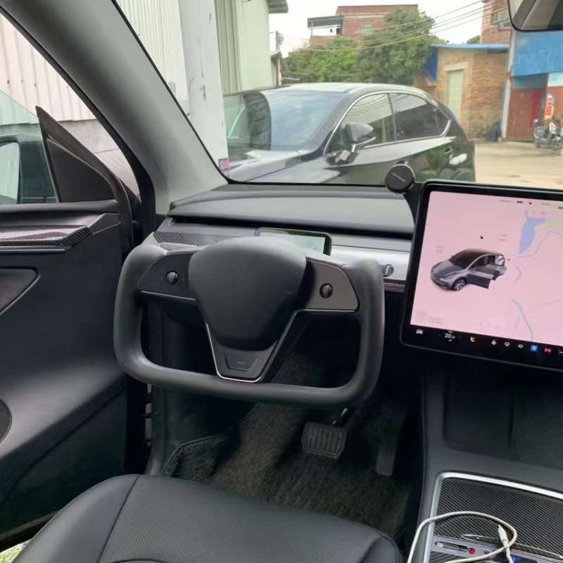 テスラyokeハンドル工場改造model 3/Yメーカー直販炭素繊維飛行機盤を適用|undefined