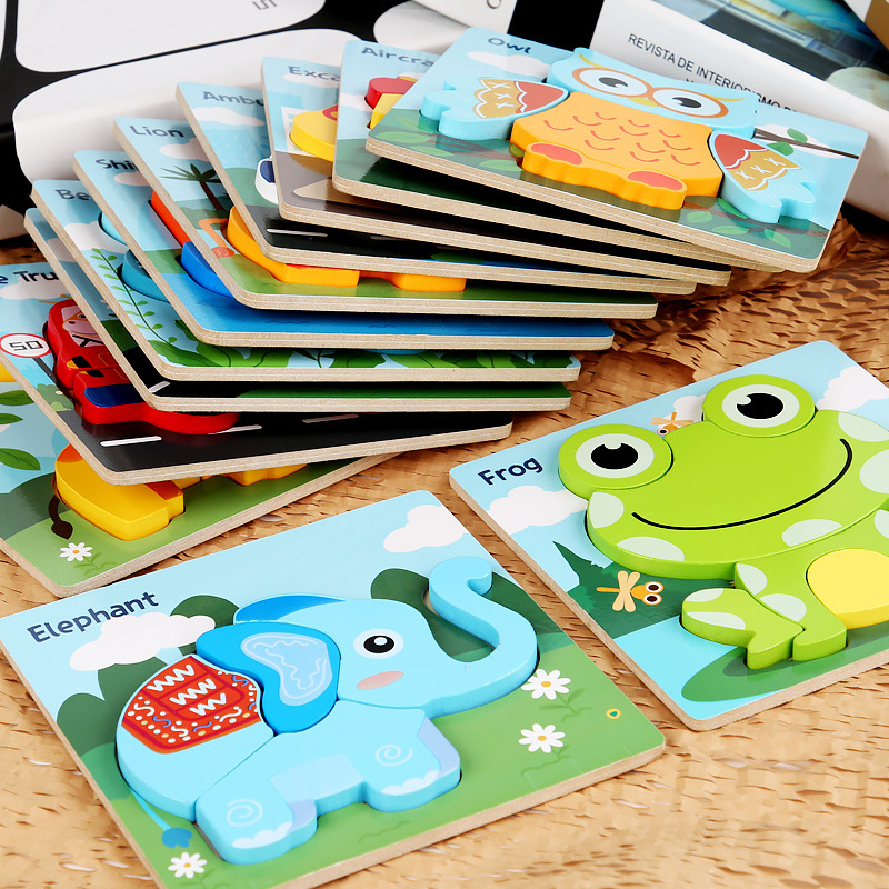 Kindergarten children's building blocks baby 2-6 years old baby early education Enlightenment puzzle boys and girls three-dimensional puzzle toys