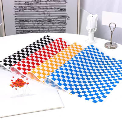 Net red Bento cake box cushion paper hamburger cake greasy paper tray paper wrapping paper baking oil-absorbing Paper 26*36