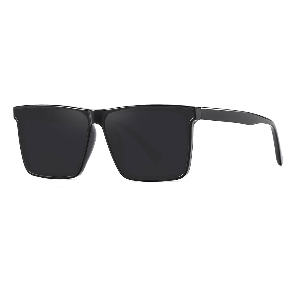 New trendy men's square polarized sunglasses gm sunglasses TikTok same UV-proof glasses square driving fashion
