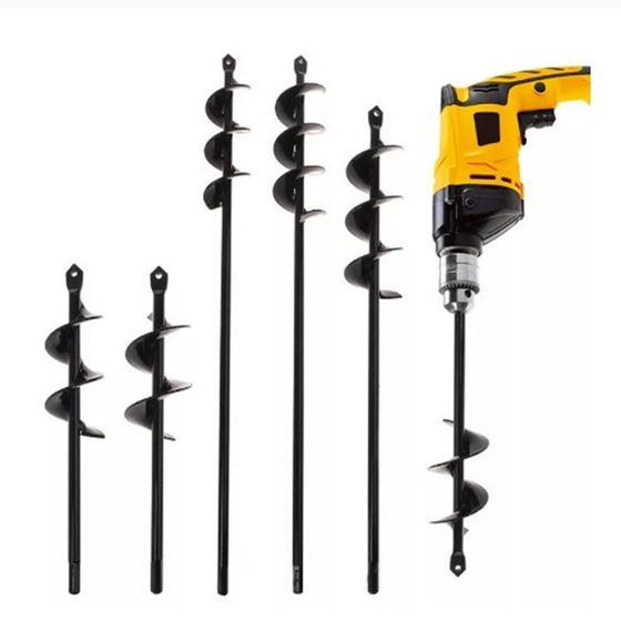 Ground drill garden loose soil drill garden vegetable pit digging artifact ground drill spiral rod twist drill factory direct sales