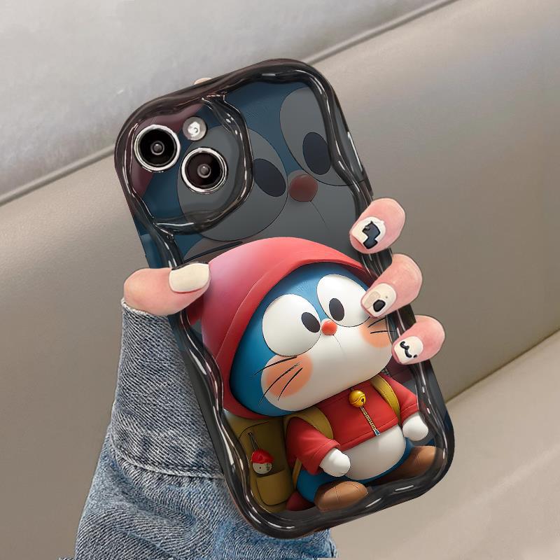 適用蘋果15手機殼iPhone14promax/13硅膠軟殼11/12可情侶愛哆啦7p