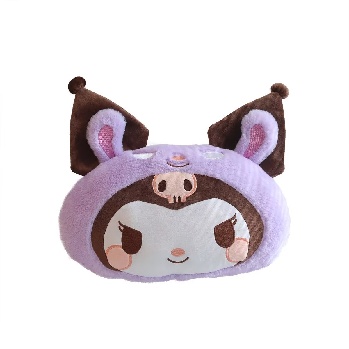 Cute cartoon rabbit hair car headrest neck pillow car accessories girl heart car waist pillow pillow pillow cushion