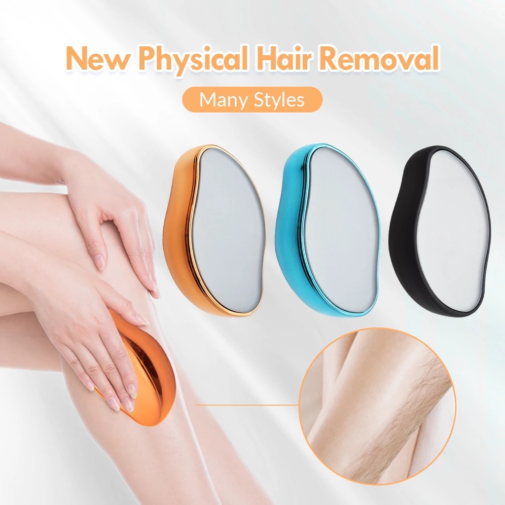 Cross-border New Nano Glass Scrub Manual Gentle Painless Hair Removal Exfoliating Ladies Hair Removal Instrument Beauty Instrument