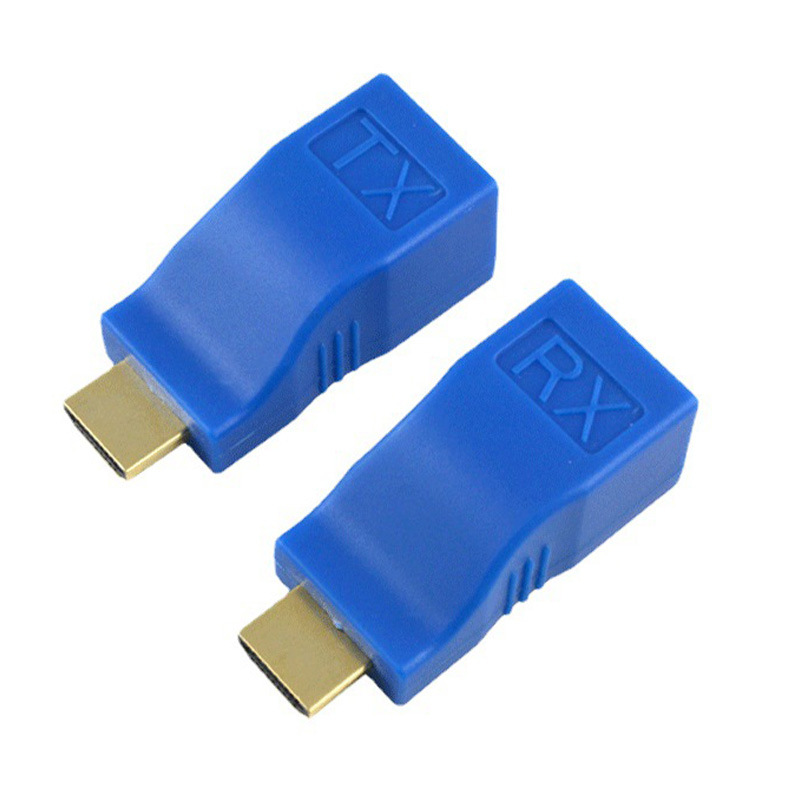 HDMI 30m extension hdmi to RJ45 single network cable cable 30m network transmission signal amplification extender