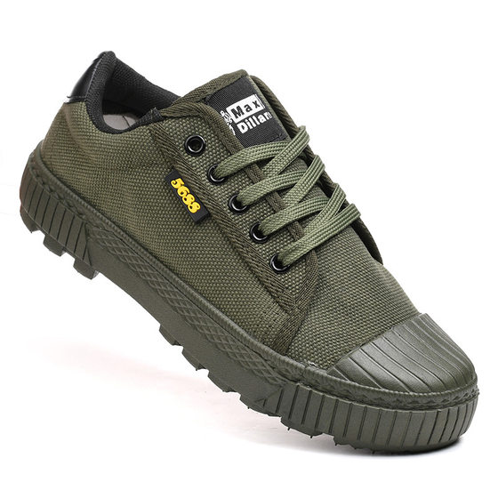 [Manufacturer Wholesale] Star Generation High and Low Top Liberation Shoes Canvas Shoes Non-Slip and Wear-Resistant Construction Site Construction Drop Shipping