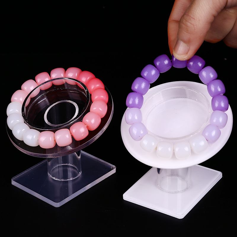 Wen play bracelet display plate acrylic transparent bracelet storage rack bracelet jewelry design shooting props