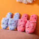Bowknot Winter Women Baotou Japanese and Korean Style Sweet Girl Wood Floor Home Warm Cotton Slippers