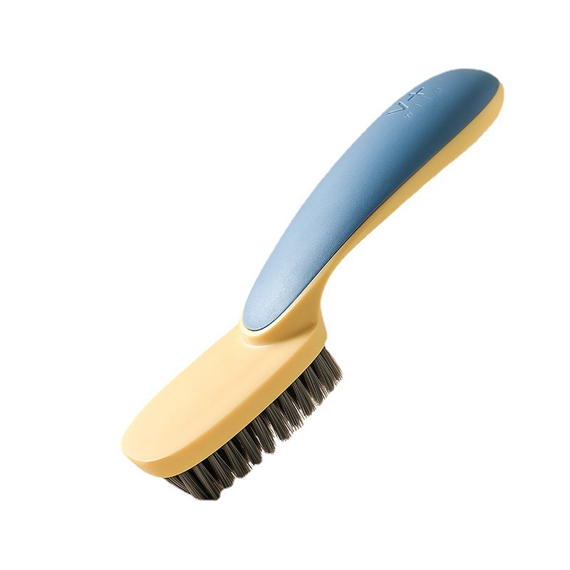 Contrast color shoe brush handle laundry brush soft fur household brush multifunctional shoe cleaning board brush professional one-piece delivery