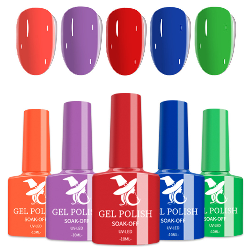 Cross-border explosions 48 color UV phototherapy glue Nail Polish glue set nail color glue wholesale Nail Polish glue wholesale