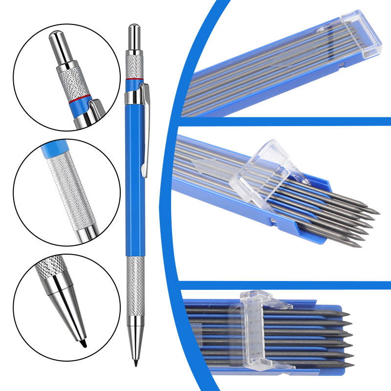 2.0 ミリメートル自動鉛筆内蔵削り多機能描画エンジニアリング木工色鉛筆コア工場|undefined