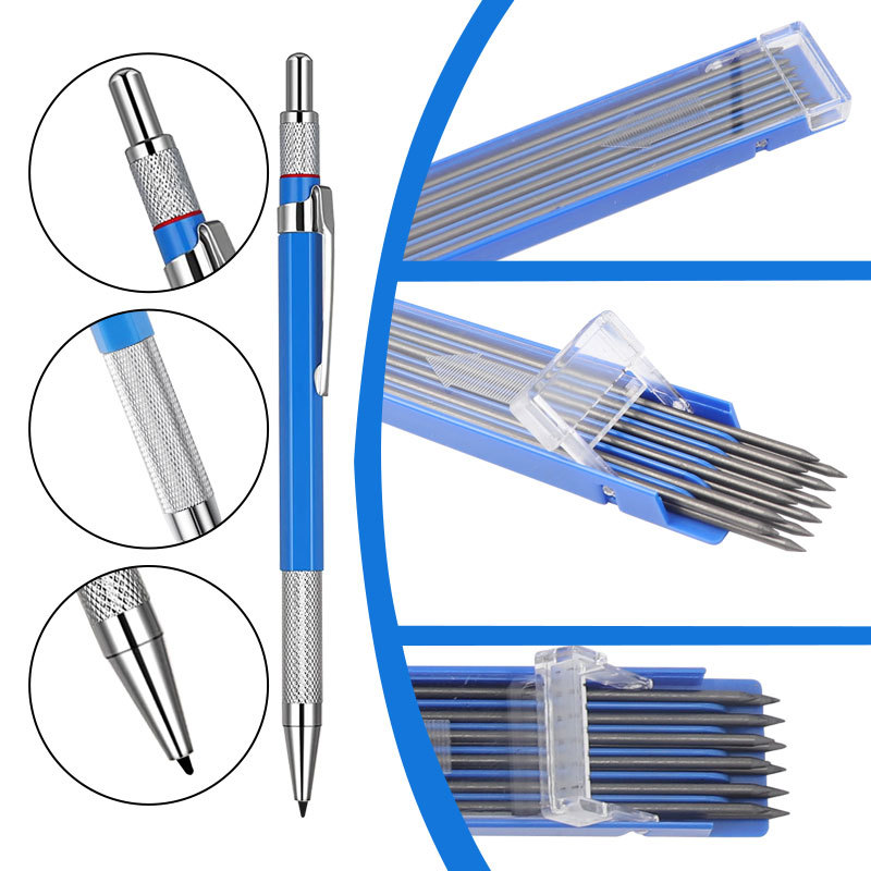 2.0mm automatic pencil comes with peeling multifunctional drawing engineering woodworking pencil color refill factory