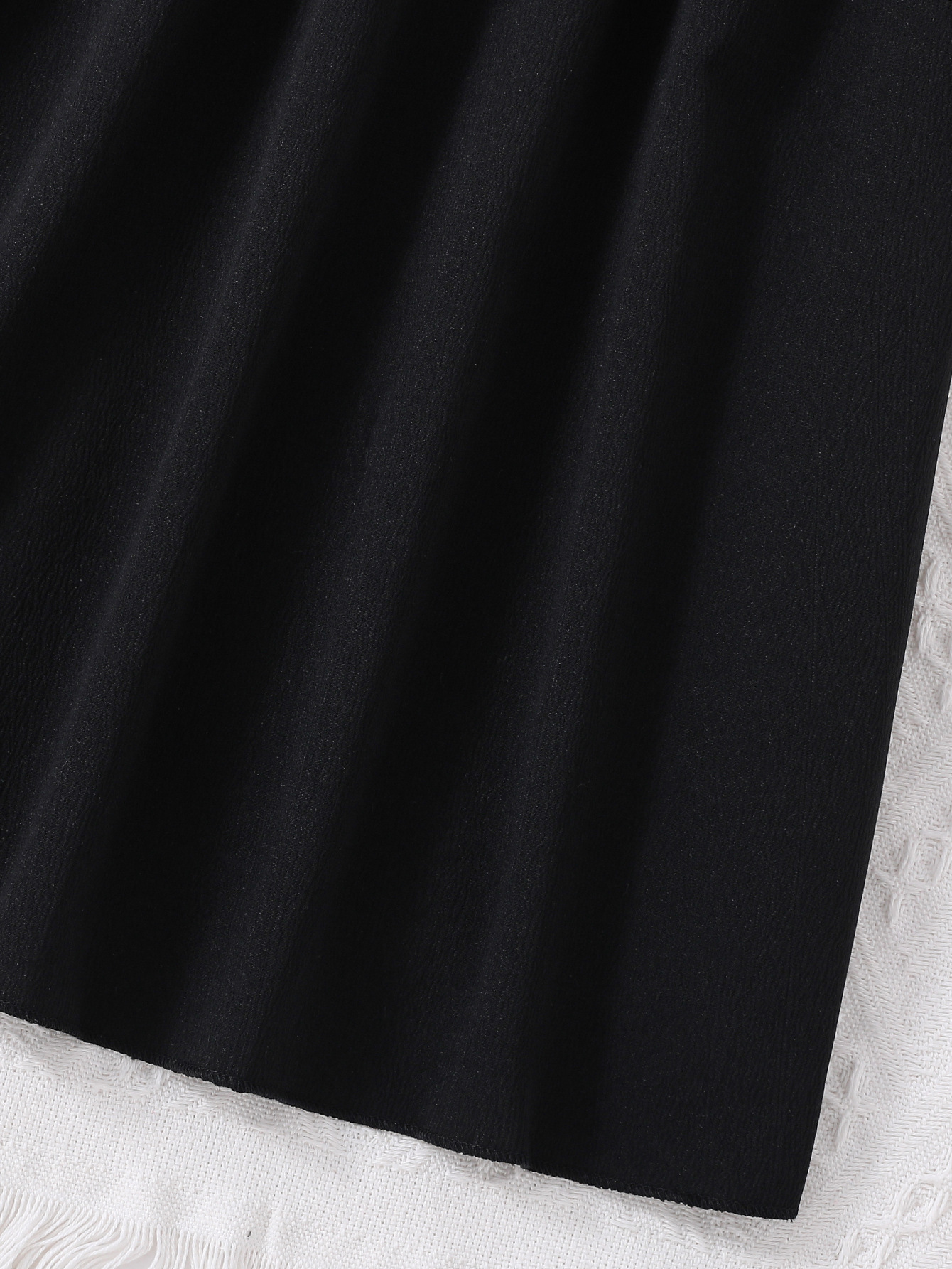 Girls' Korean Style Dress Foreign Trade Neck Sleeveless Princess Dress 2024 Summer European and American Style Shoulder A- Line Dress Children's Wear