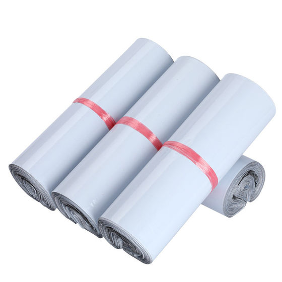 Width 20-25cm black and white film long Express bag mail order bag white logistics bag packaging long strip 100 per pack