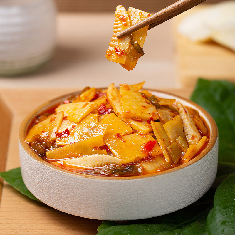 Rice sweeping 280g cooking wild bamboo shoots fragrant mushroom Pteridaceae fungus mushroom bibimbap spicy pickled salty stomach pickle