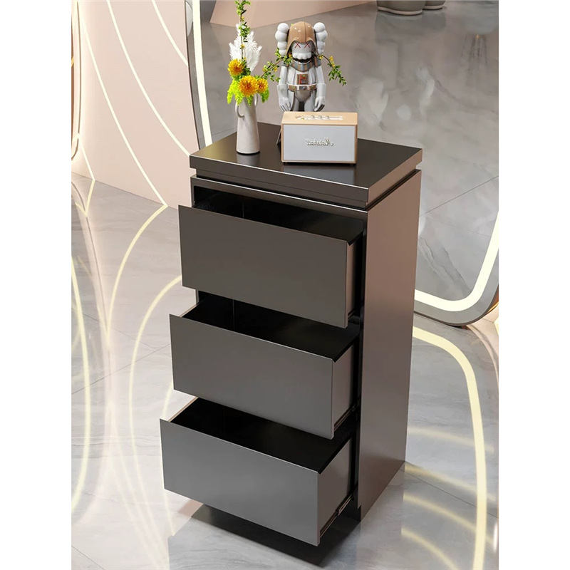 Factory direct hair salon storage cabinet with drawer barber shop tool cabinet stainless steel hairdressing tool cabinet