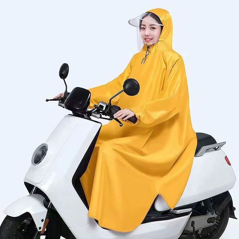 A generation of postage raincoat poncho padded long single double conjoined raincoat riding motorcycle electric poncho