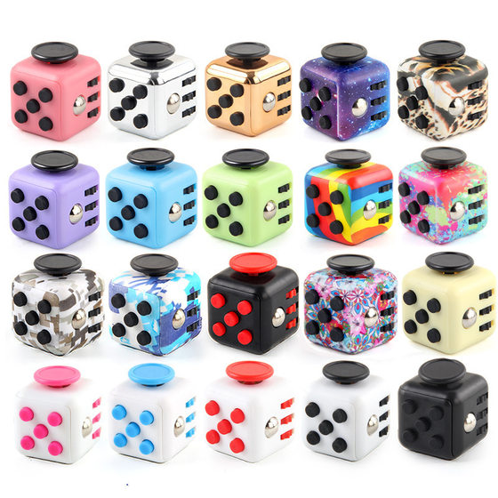 Factory wholesale finger vent toy decompression infinite cube Magic decompression DICE creative decompression artifact