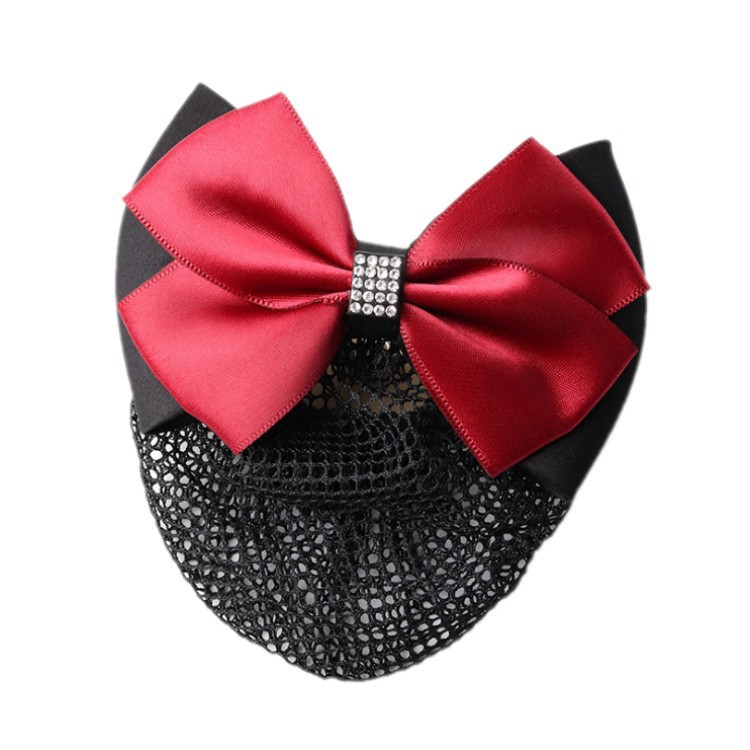 Hotel Attendant Head Flower Korean Telecom Mobile Stewardess Nurse Bank Net Flower Tooling Hair Net Pocket Headwear
