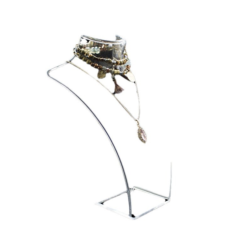 High-grade acrylic jewelry necklace rack neck model portrait neck pendant display prop base wholesale