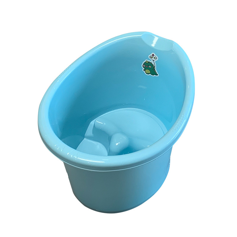 Children's Plastic Bath Bucket Baby Tub Bath Bucket Sitting Children's Baby Bath Bucket Large Bath Tub Bath Bucket