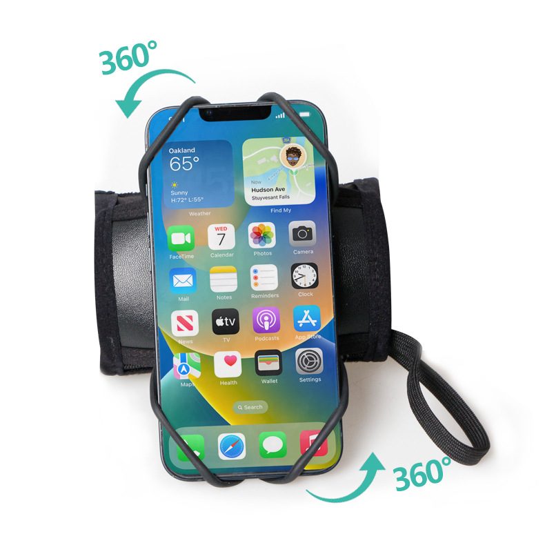Cross-border E-Commerce New Explosions Rotating Wrist Bag Rotating Touch Screen Wrist Band Takeaway Mobile Phone Bag Rotating Armband