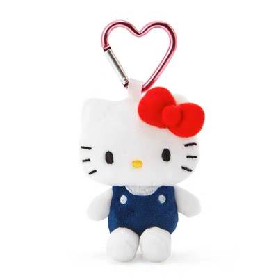 Zhixiu same style sanliou love buckle Cat plush toy keychain cute bag backpack hanging gift