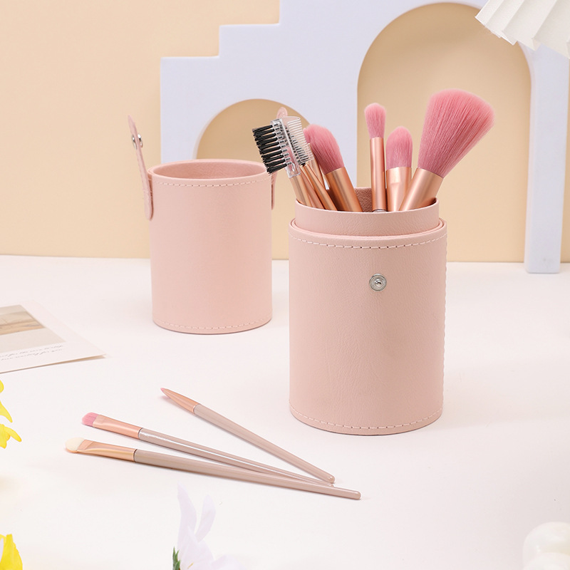 Super soft fiber 12 makeup brush nude powder beauty tools girl powder powder brush eye beauty tools