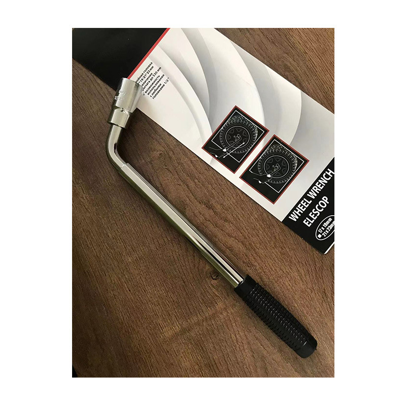 Auto tire wrench telescopic wrench L type chrome vanadium steel socket wrench socket wrench auto repair telescopic wrench