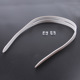Grey mirror with transparent clasp