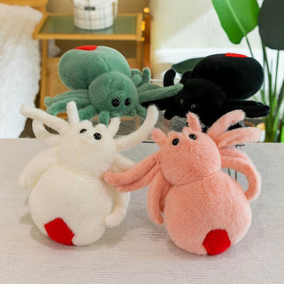 Cross-border Cute Spider Doll Children's Accompanying Plush Toy Doll Halloween Tricky Props Rag Doll