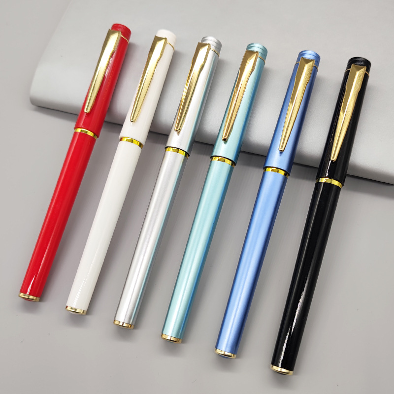 Advertising pen custom Logo printing high-end business sign pen custom gift publicity water pen lettering gel pen