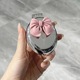 Portable comb pink bow