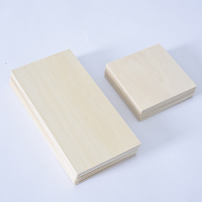 Basswood laminate plywood DIY handmade model making laser carving splicing toy wood board painting decorative board