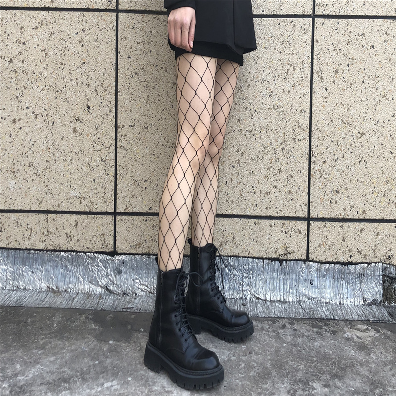 Black stockings women's sexy ultra-thin anti-hook mercerized legs sexy artifact polka dot black fishnet socks high-grade air sense
