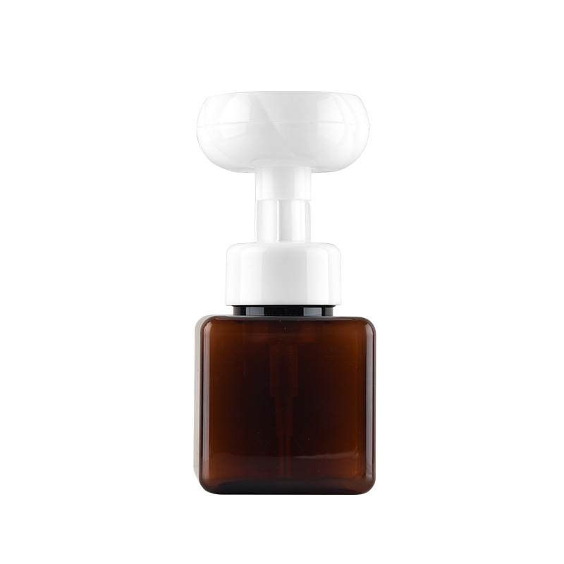 Square PETG pattern pump foaming bottle foam pressing hand sanitizer bottle makeup bottle 250 450ml 650ml