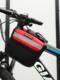 Bicycle Front Beam Bag Mountain Bike Mobile Phone Storage Bicycle Front Trailer Handle Bag Waterproof Hanging Bag Riding Equipment Accessories
